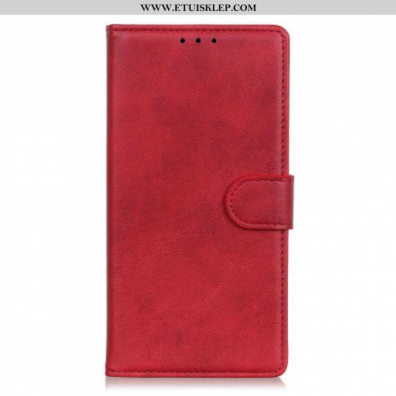 Etui Folio do Oppo A94 5G Retro Matowy Efekt Skóry